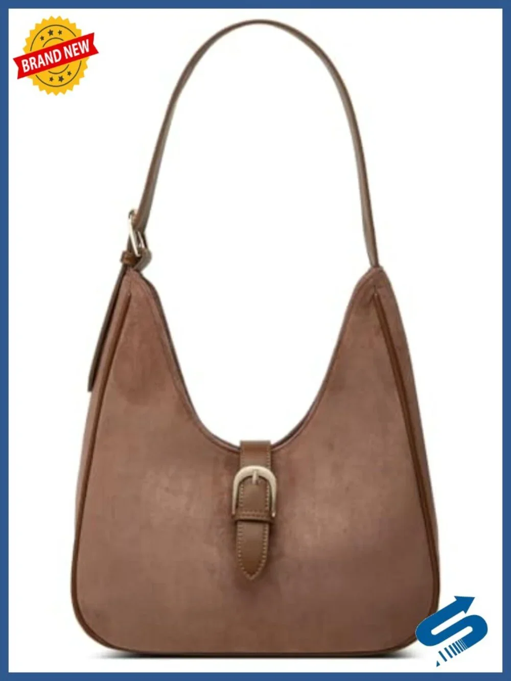 Slouchy Suede Hobo Bag Crossbody Tote Shoulder Bag Travel Purse
